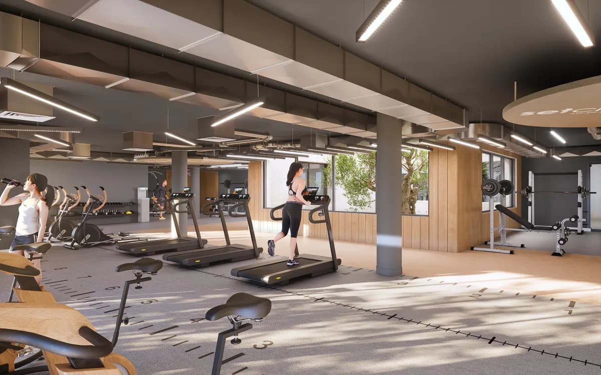 Salle de fitness dernière génération du Set Club